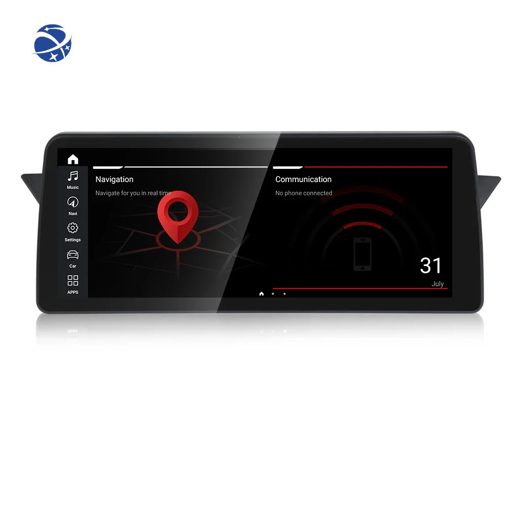 

YyhcNavifly 12,3 \ "CarPlay Android проводной беспроводной для X1 E84 без экрана геймпад для android