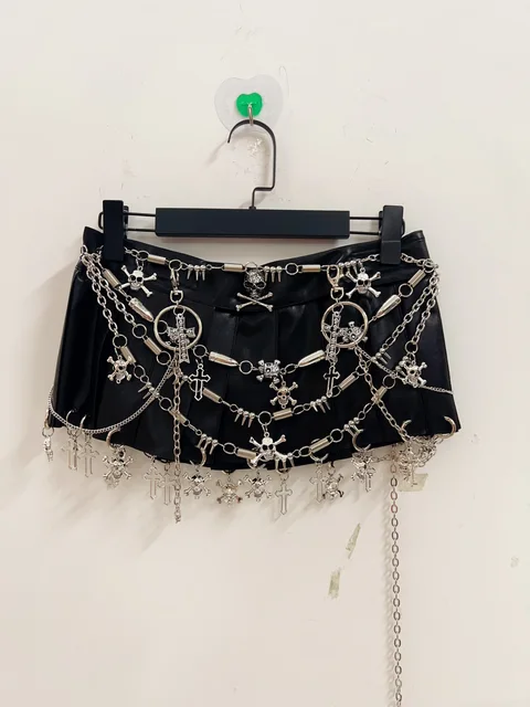 Metal Chain Micro Skirt 3