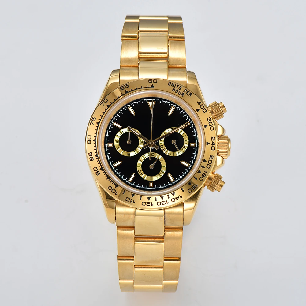 customizable 7750 watch multifunctional Mechanical timing watch Suitable for ETA 7750 movement Men's 4130