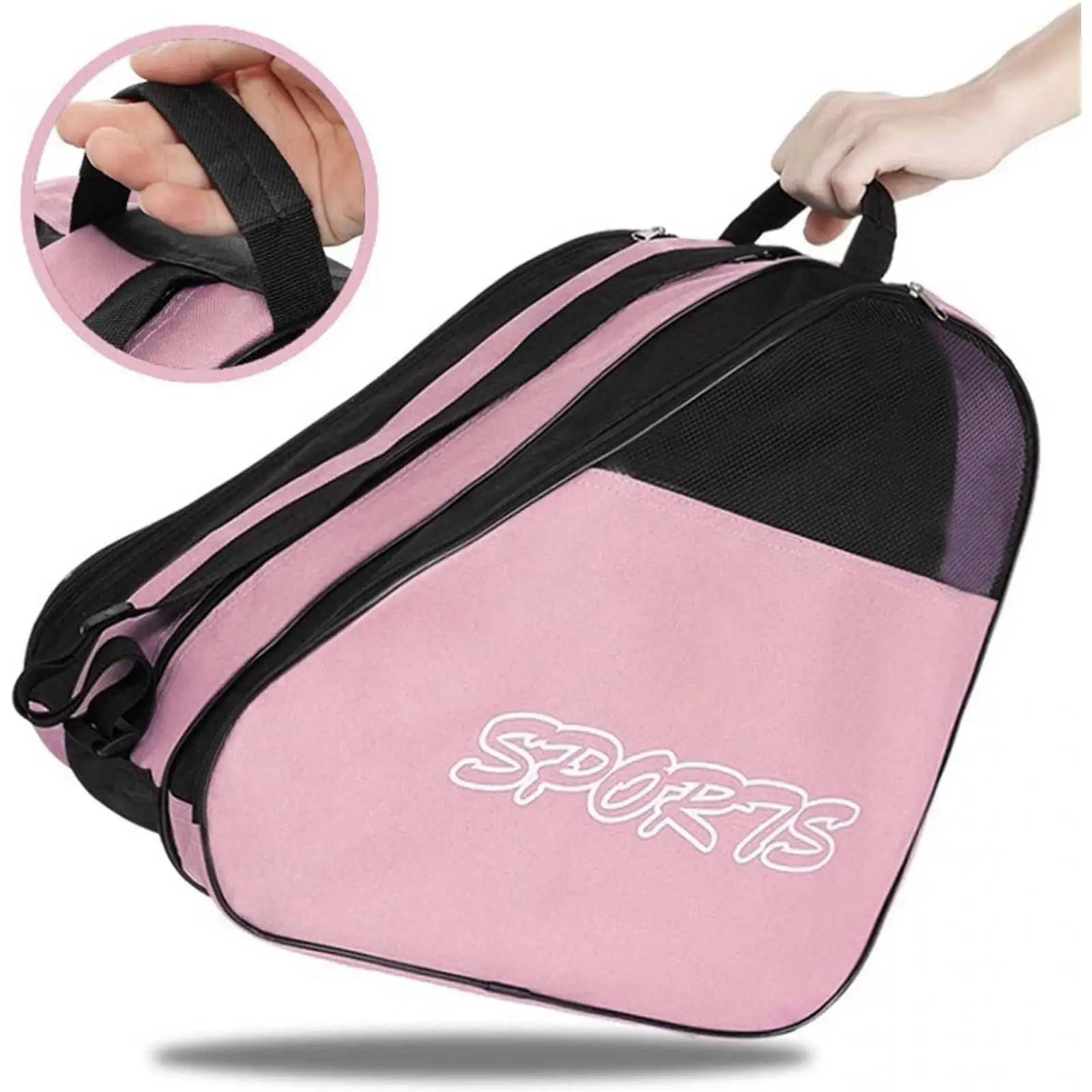 Roller Skates Bag Large Capacity Handbags Skate Carry Case Ice Skates Roller Skating Bag for Children Kids Teenager Men Boys