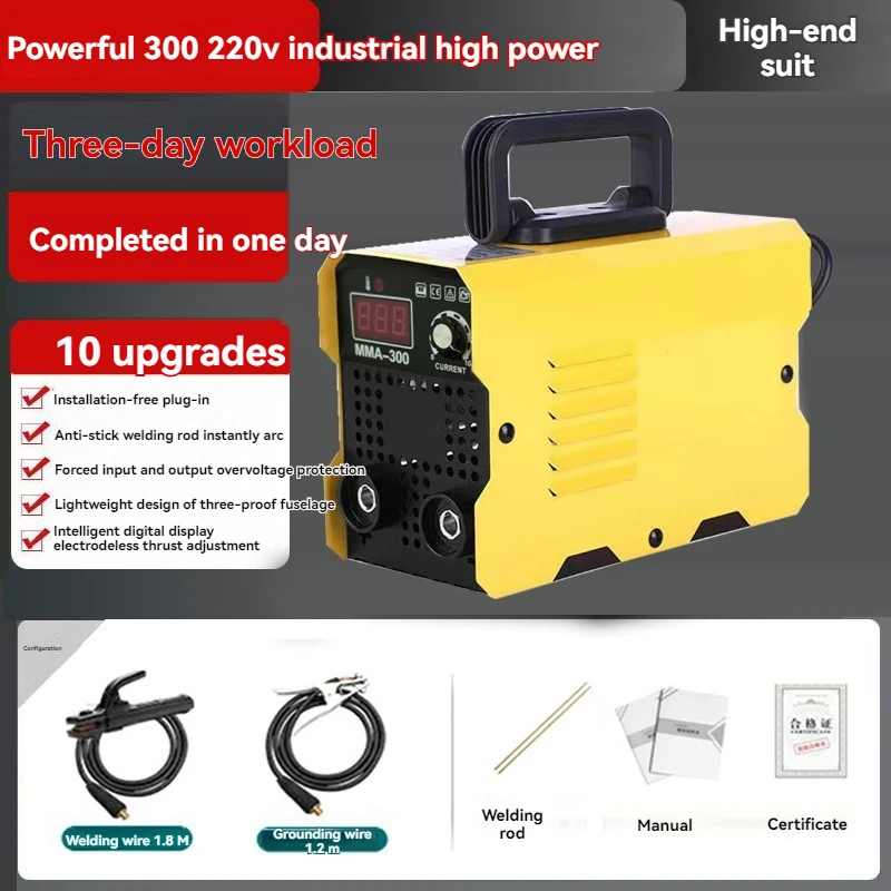 Welding Machine Portable Iron Welding Machine Manual Metal Arc Welders Equipped with Display Screen Home Handmade