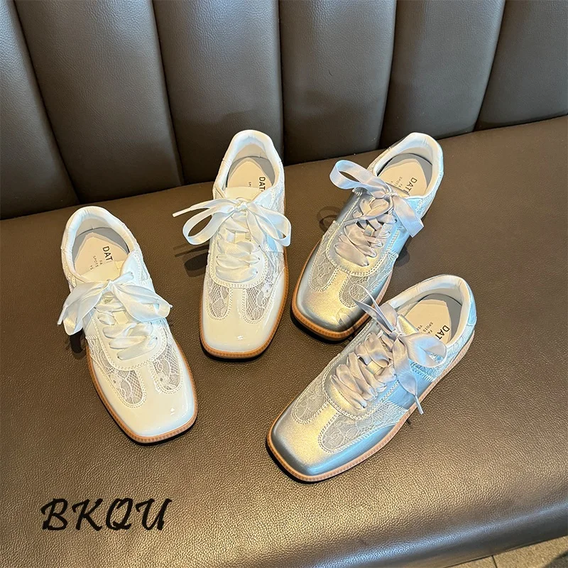BKQU Brand 2024 New Trend Ballet German Training Shoes Mesh Ribbon Breathable Comfortable Free Shipping