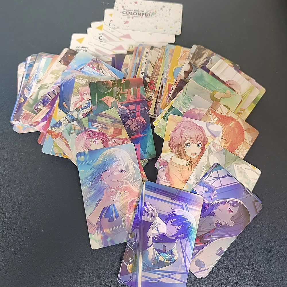 Project Sekai Complete Set Anime Laser Card Cosplay Rounded