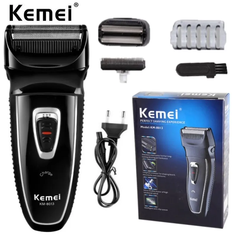 KEMEI 2 Heads Electric Shaver Rechargeable Reciprocating Electronic