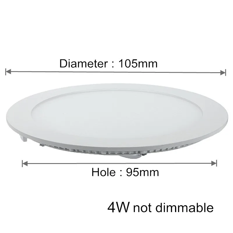 4W not dimmable