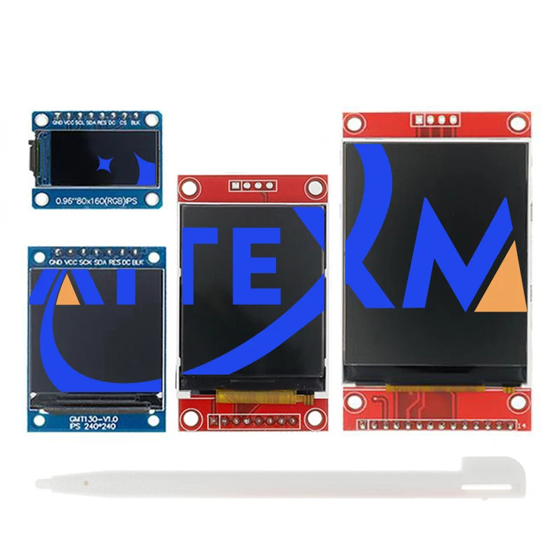 LCD Display Module TFT 0.96/1.3/1.44/1.77/1.8/2.0/2.4/2.8 inch IPS 7P SPI HD 65K Full Color Drive IC 80*160 For Arduino YANXD