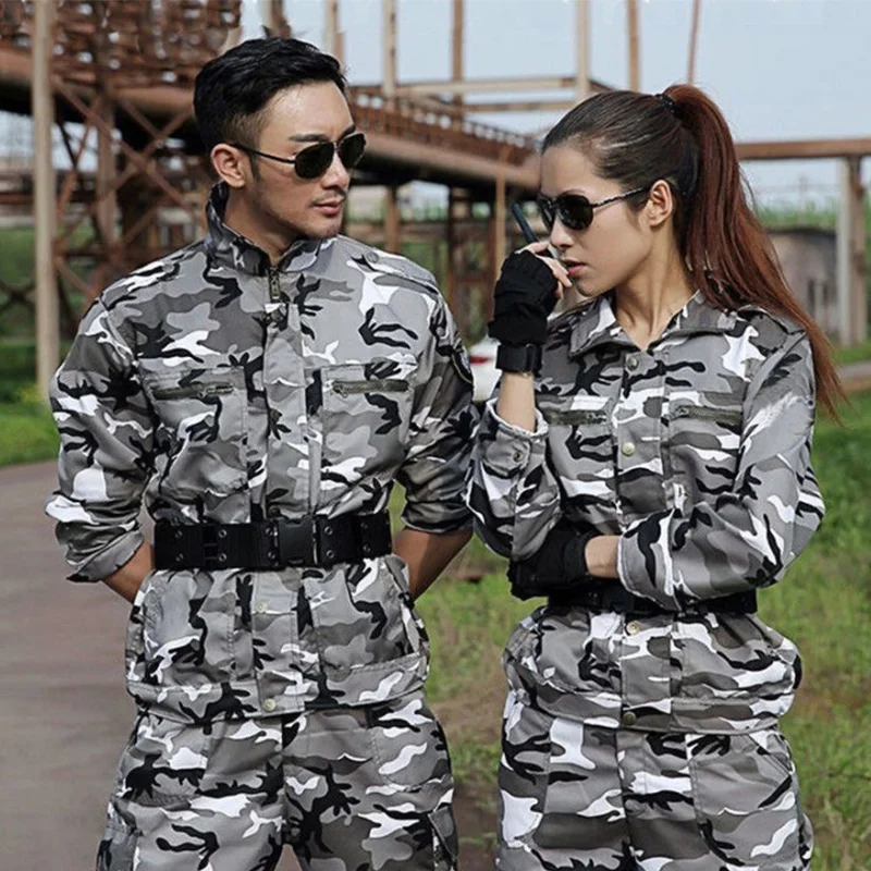 Tactical Suit Combat Shirt Cargo Pants for Men Women