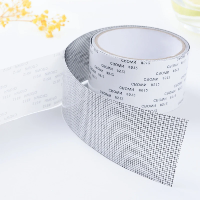 Description Picture 2 of item5x200cm Screen Repair Window Door Waterproof Mosquito Net Patch Self-adhesive Super Fix Mesh Netting Broken Holes Tool