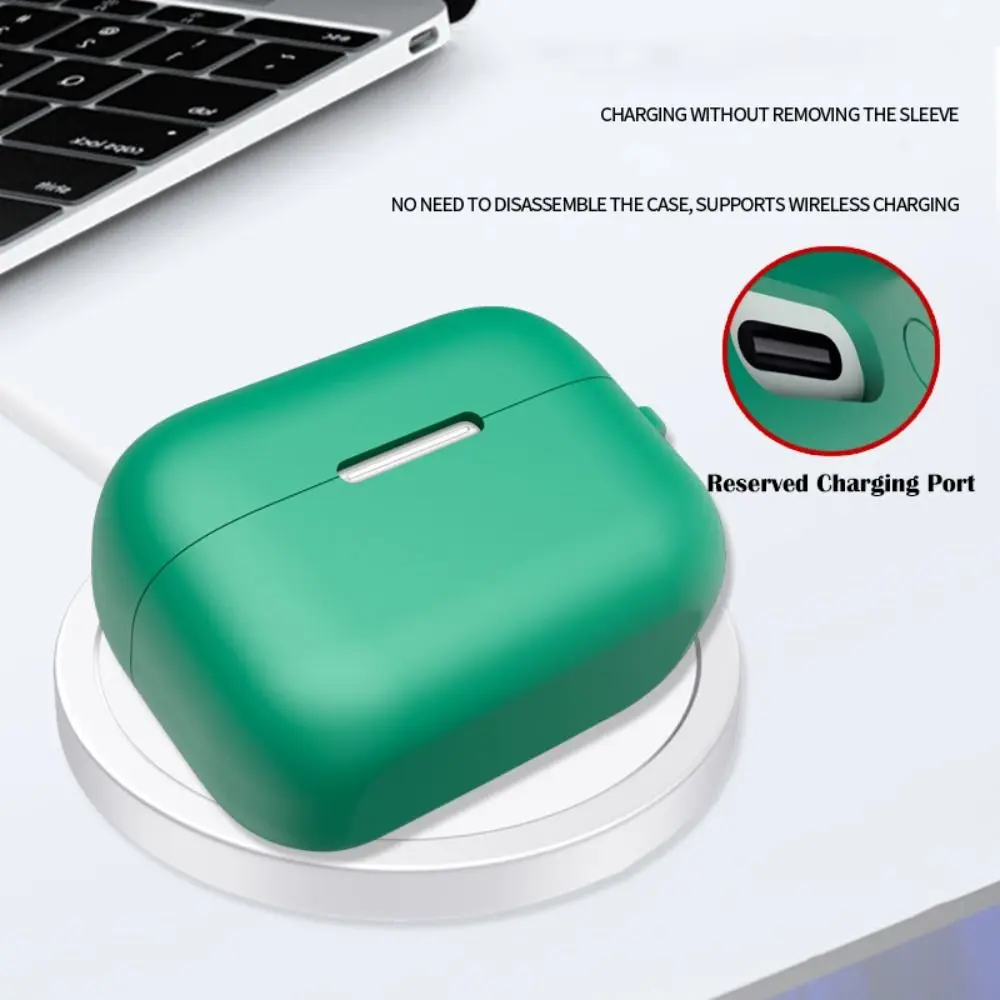 Silicone Earphone Case Dustproof Anti Drop Wireless Headphone Protective Cover Shockproof Colorful for Anker Soundcore AeroClip