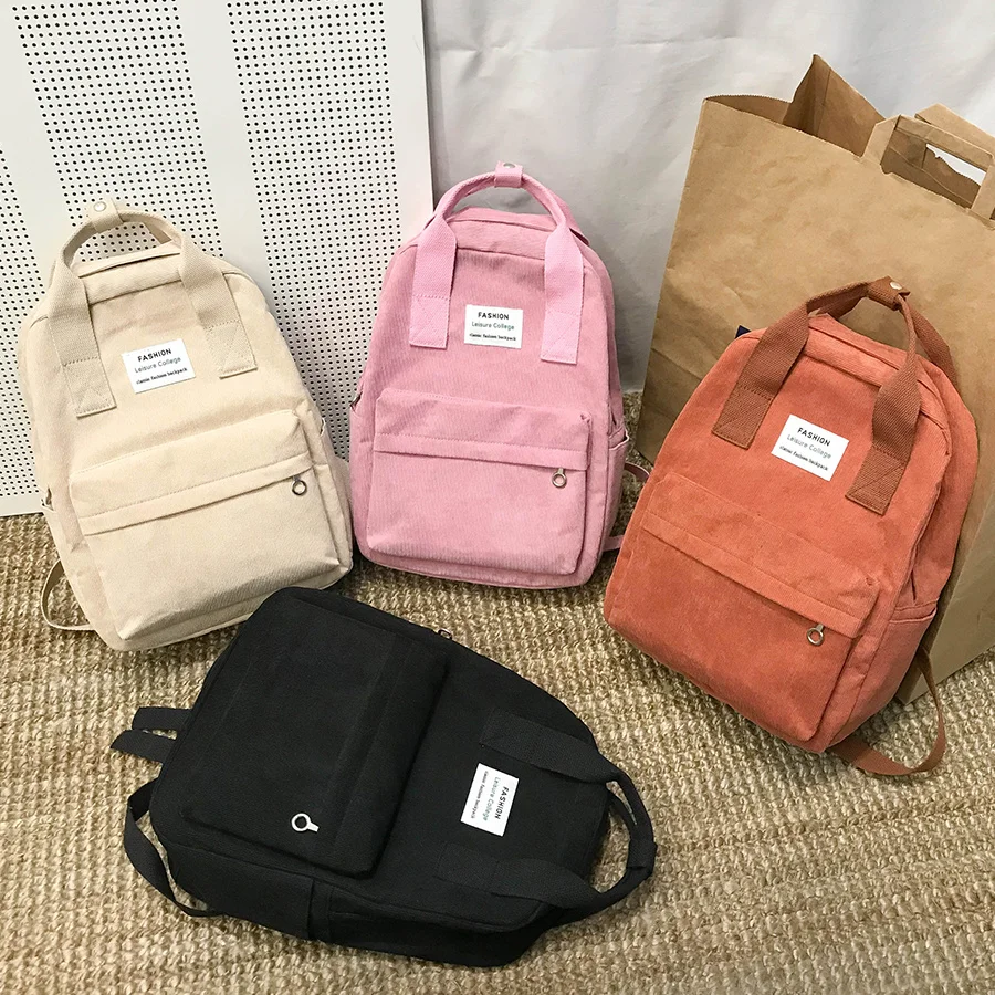 New Trend Female Backpack Fashion Women Backpack College School Bag Travel Shoulder Bags For Teenage Girls 2022