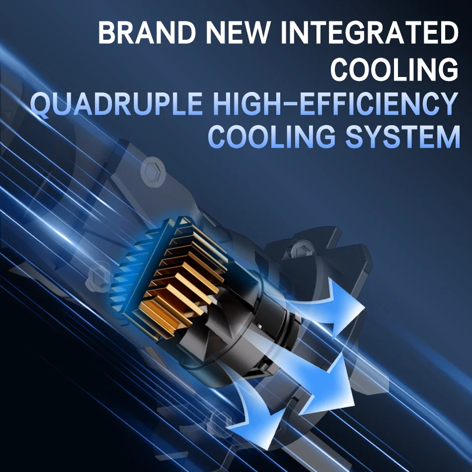 H7 LED 프로젝터 렌즈 캔버스 60W 12000LM 듀얼 렌즈 H7 자동차 헤드라이트 6000K 자동차 LED 전구 터보 램프 (자동 주행용)