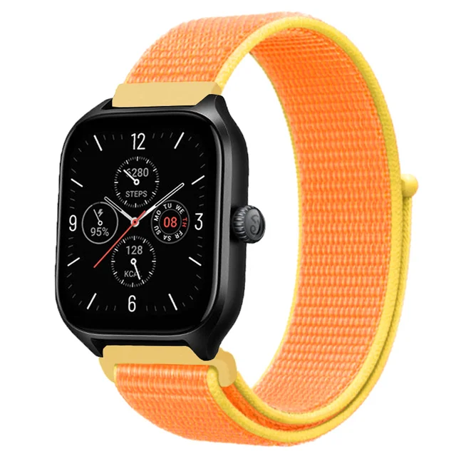 Nylon Loop Strap - 20mm/22mm Adjustable Smartwatch Band Bracelet