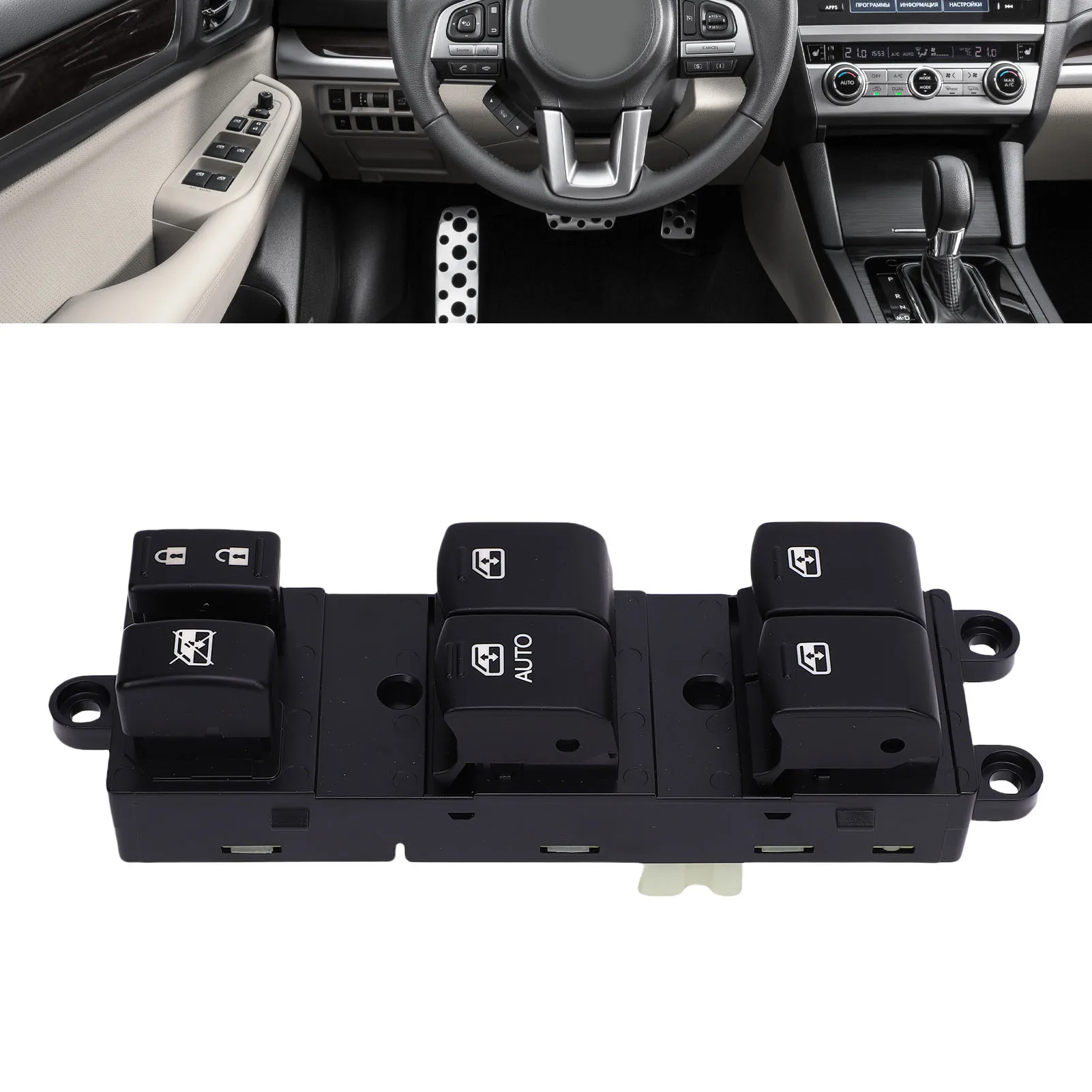 Master Power Window Control  83071AJ21C Robust Construction Stylish for Vehicle Replacement for  Outback 2013-2017