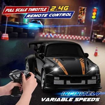 1∶64 2.4G High Speed Drift Rc Car 4WD Remote Control Car Four Wheel Drive Radio Controlled Mini RTR Racing Model Boys Toys Gifts 1
