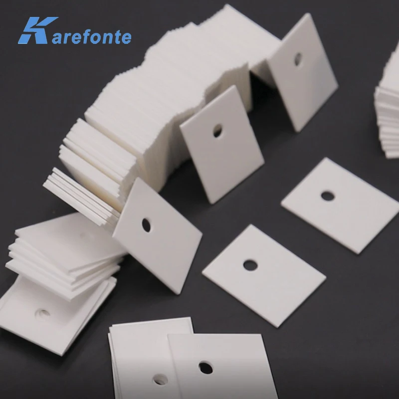 TO-247 Al2O3 Alumina Ceramic Pad 1mm *17mm*22mm Alumina Ceramic Plate With Hole For Electronics Kit Capacitor