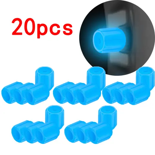 Luminous Tire Valve Caps 6 Colors Car Motorcycle Glowing Valve Cover Car Tire Wheel Hub Styling Tool Auto Accessories 4/8/20pcs - Image 15
