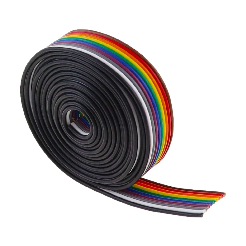 10P rehearsal line 5m car CD modified line cable rainbow flat wire