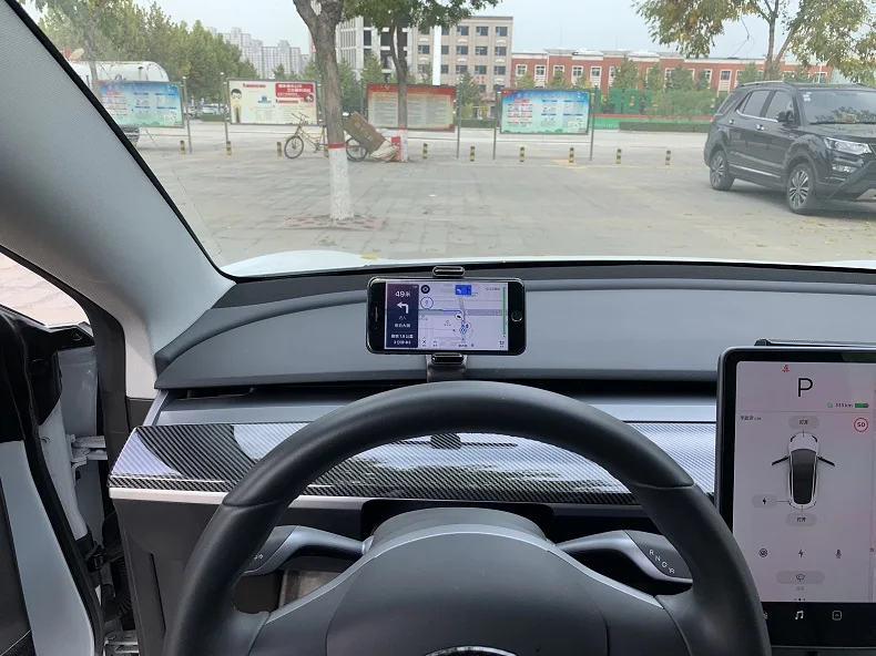 Auto Handy Halterung für Tesla Modell 3 Y Fest Clip Sicherheit