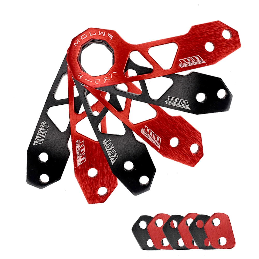 Universal Aluminum Alloy Rhombic Towbar Towing Tools For JDM Car Front Trailer Hook AK-8108 Car Auto Rear Bumper