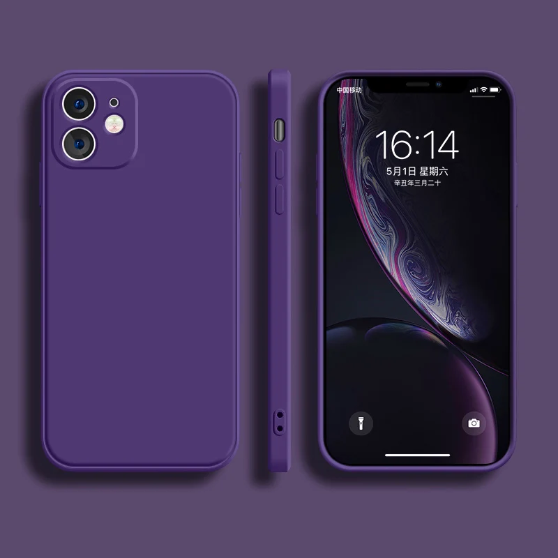 Liquid Silicone Case For OnePlus 7 7T 8 8T 9 9R 9RT 10R ACE Pro One Plus 1+7T 1+8 1+8T 1+9R Soft Shockproof Full Cover Fundas