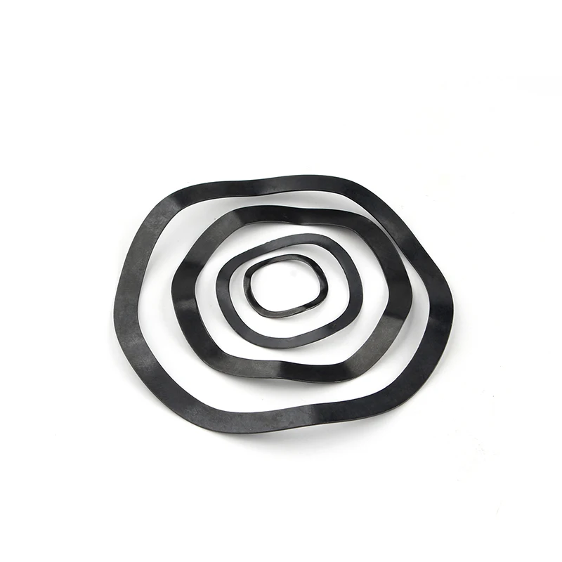 Stainless Steel Washers 65# Mangnese Steel Wave Washer Wave Crest Type Gasket Spring Washer