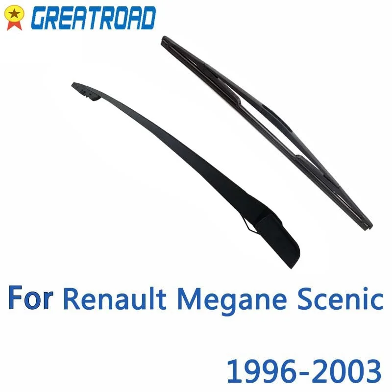 

Wiper 16" Rear Wiper Blade & Arm Set For Renault Megane Scenic 1996-2003 1997 98 99 Windshield Windscreen Window 2002 2001 1999