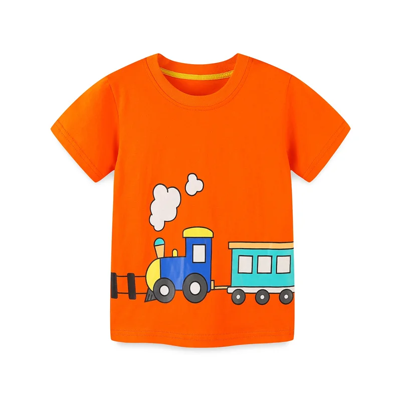 

Jumping Meters Summer Cars Boys T Shirts Short Sleeve Toddler Kids Clothing Hot Selling Children's Costume Tees Tops Boy Girls