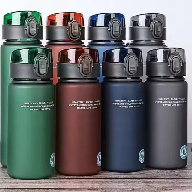 400ml/560ml Frosted Sports Water Bottle BPA Free Leak Proof Sports Water Bottle Tour Hiking Portable Outdoor Riding Gym Bottles