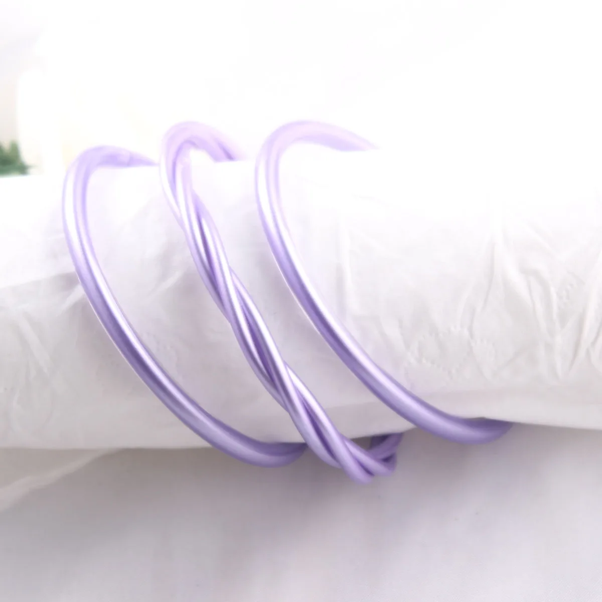 3Pcs/set Glitter Jelly Bangles Weaved Bracelet Set for Women Fashion Bohemia Silicone Lightweight Bracelets 2
