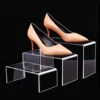 3/6/9Pcs Acrylic Transparent Display Stand U Shape Lightweight Holder Window Counter Cosmetics Rack Dessert Model Shelf 3
