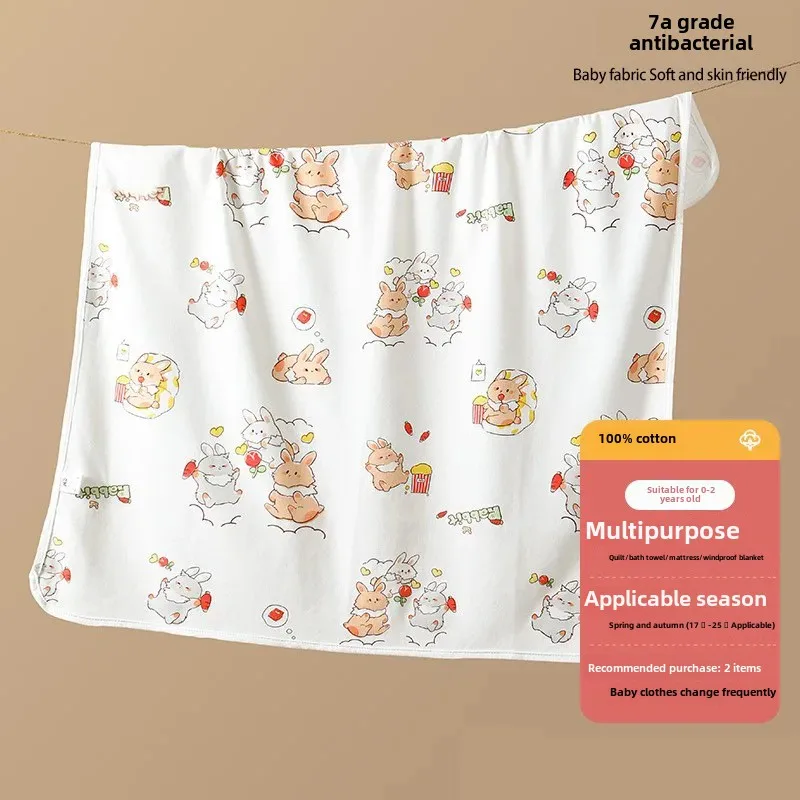 Pure Cotton Thin Newborn Swaddle Blanket Baby Wrap Necessary for Delivery Room Infant Wrapping Towel Comfortable Soft Fabric