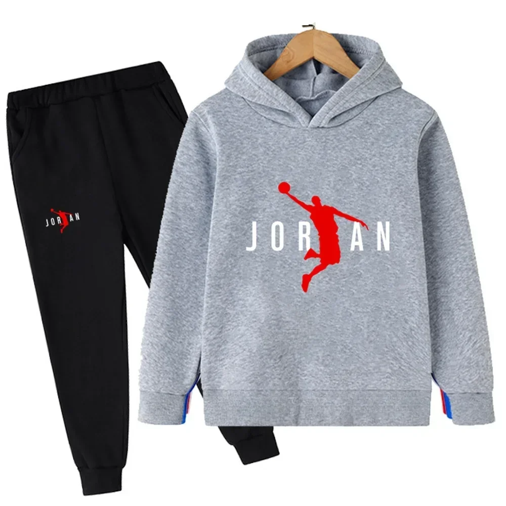Kids Clothing Set, Kids Sports Suit, Children Sports Suit, Sportswear Hoodie + Trousers