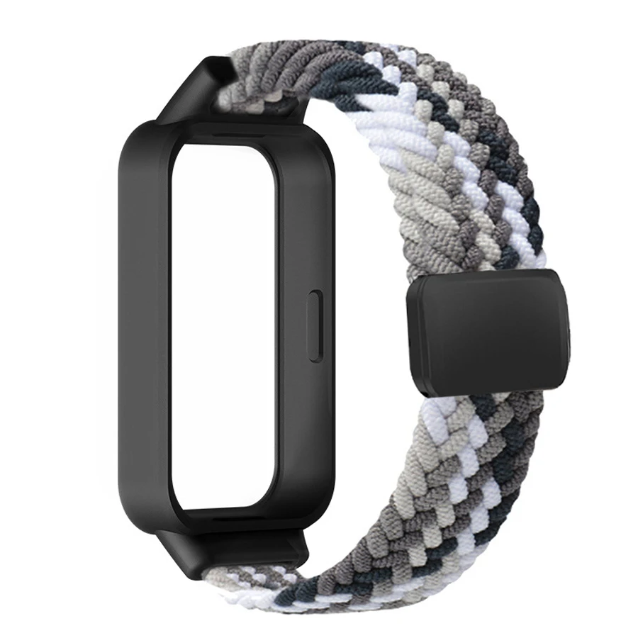 Magnetic Buckle Case with Nylon Braided Strap - Sport Bracelet and Protective Cover Combo