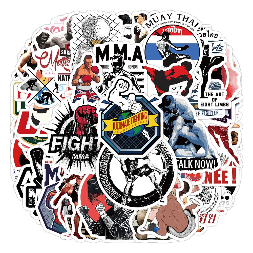 

10/52 шт., Мультяшные боевые наклейки в стиле граффити для багажа, бутылки для воды, телефона, ноутбука, гитары, скрапбукинга, скейтборда, шлема, автомобиля, «сделай сам»