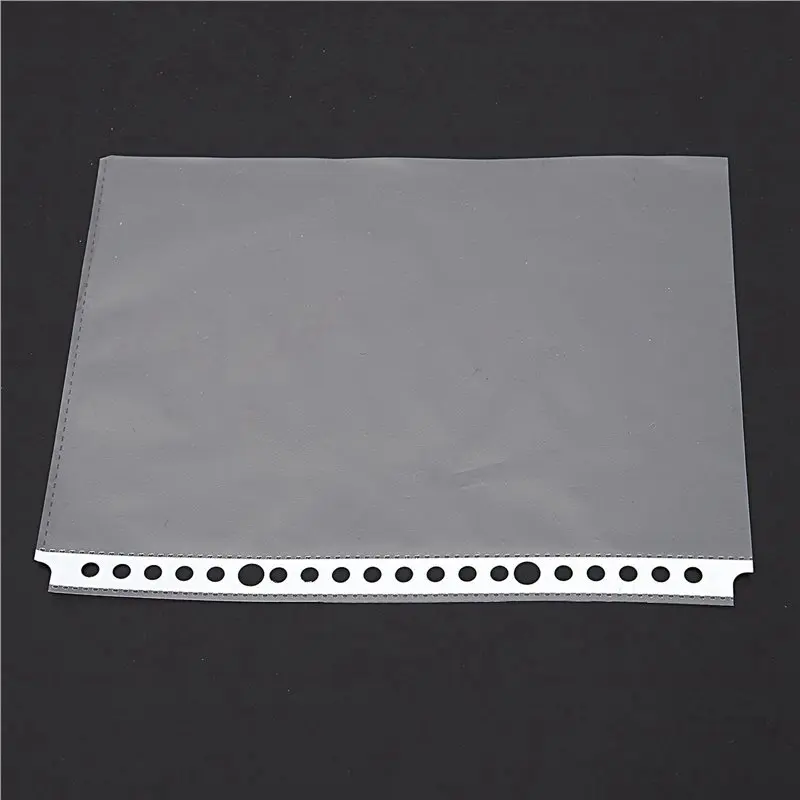 AEF1 - Confezione da 400 buste trasparenti perforate formato A5 - Cartelle in plastica_voghion.com