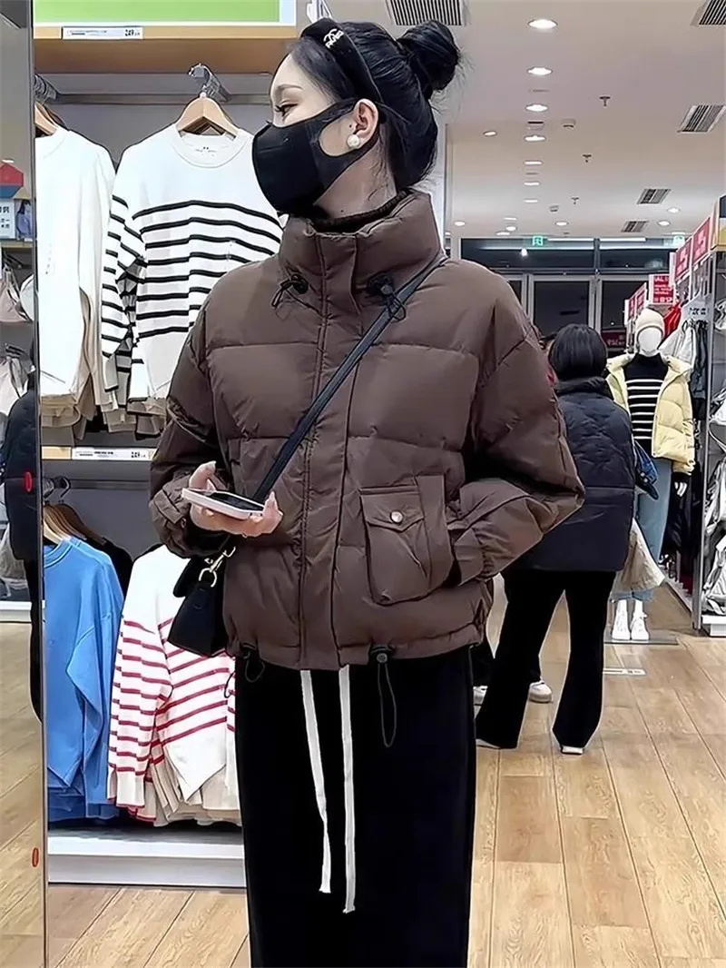 This Year Women's Short Cotton-padded Coat Popular Winter Female Down Parkas 2025 High Sense Small Casual Down Cotton Bread Coat