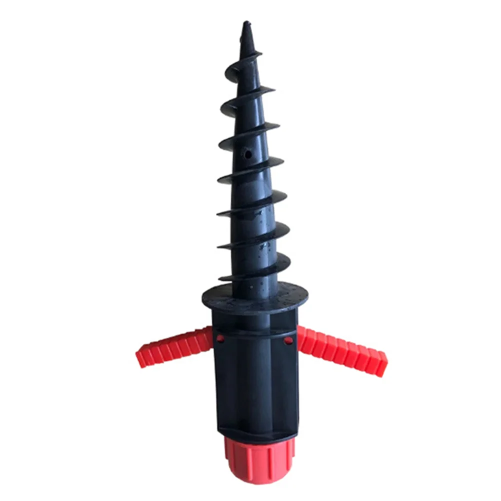 Sun Umbrella Base Holder Flag Pole Stand Beach Umbrella Stand Sandbox Screw Anchor Sand Flag Pole
