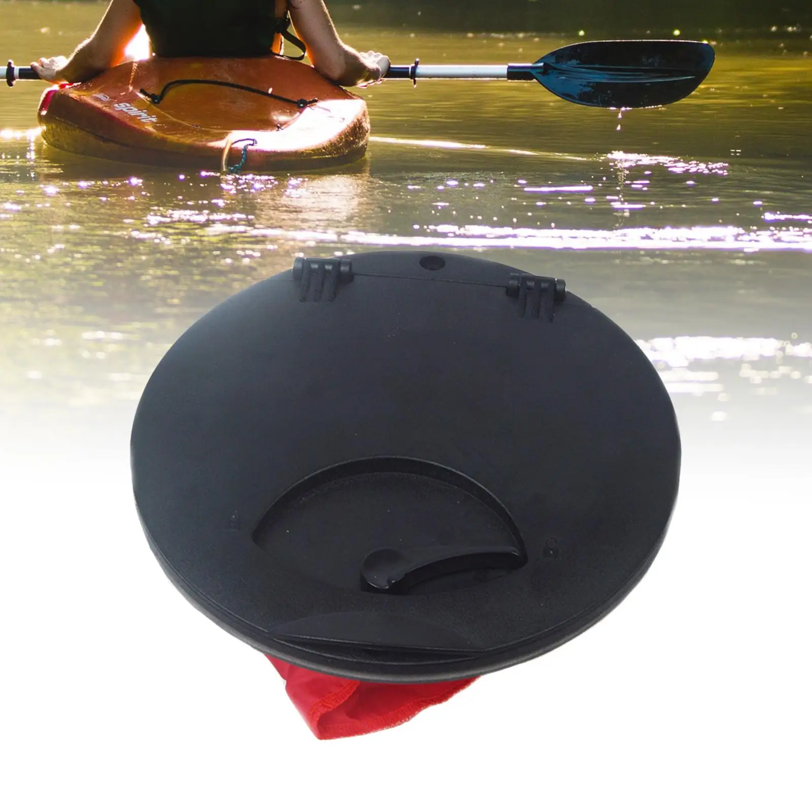 Boat Hatch Cover Lightweight Waterproof with Storage Bag Round Non Slip