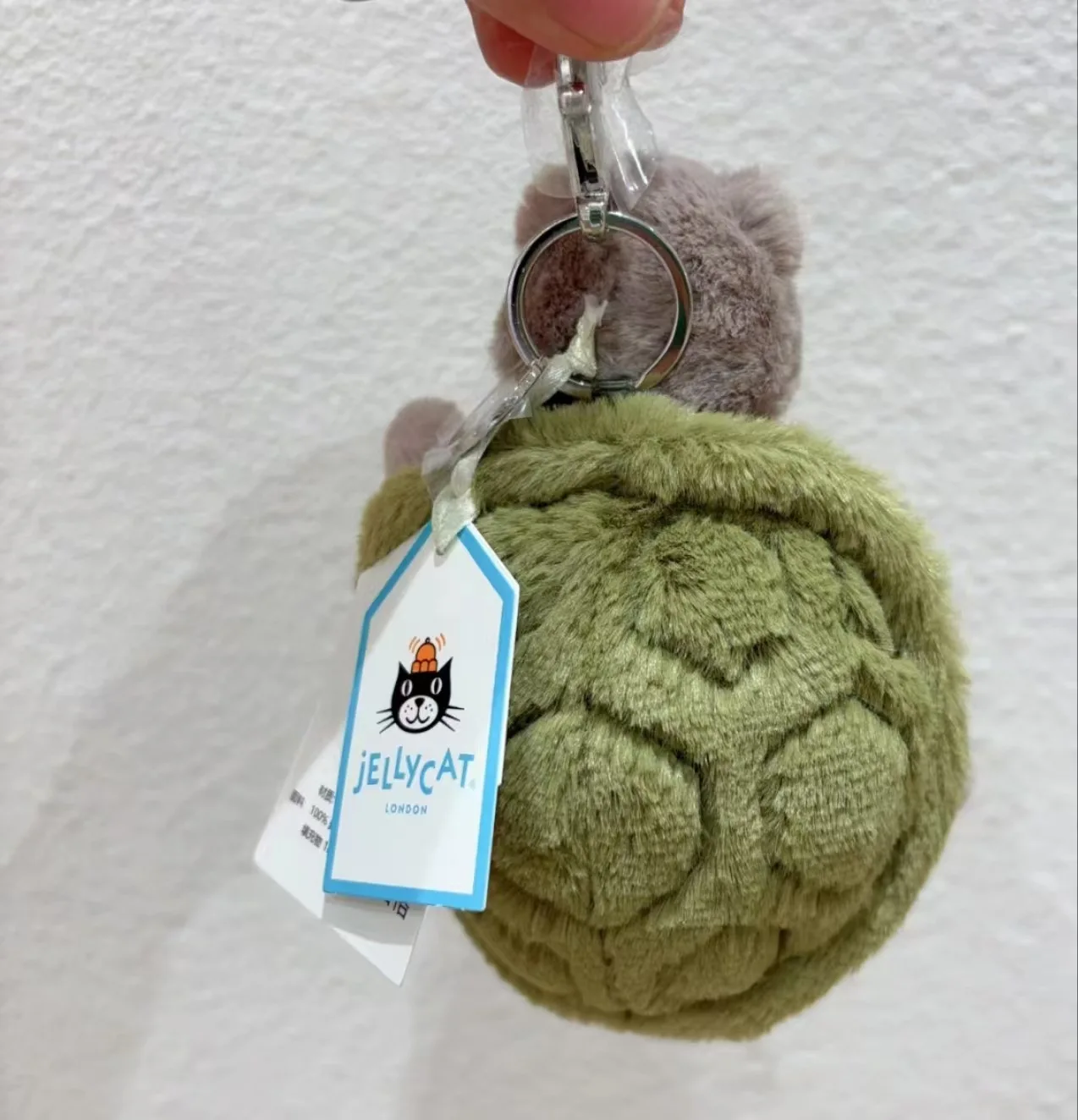 thumbnail image 1 of Original Jellycat Sr. Timmy Turtle Colgante Llavero Muñeca De Peluche Para Bolsos Niñas Monstruo Lindo Regalos Para Bebés  

---, 1 of 10