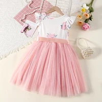 Robe décontractée pour filles, robe de princesse magnifique, pour noël, fête d'anniversaire, mariage, tenue décontractée quotidienne, âge de 3 à 8 ans 5