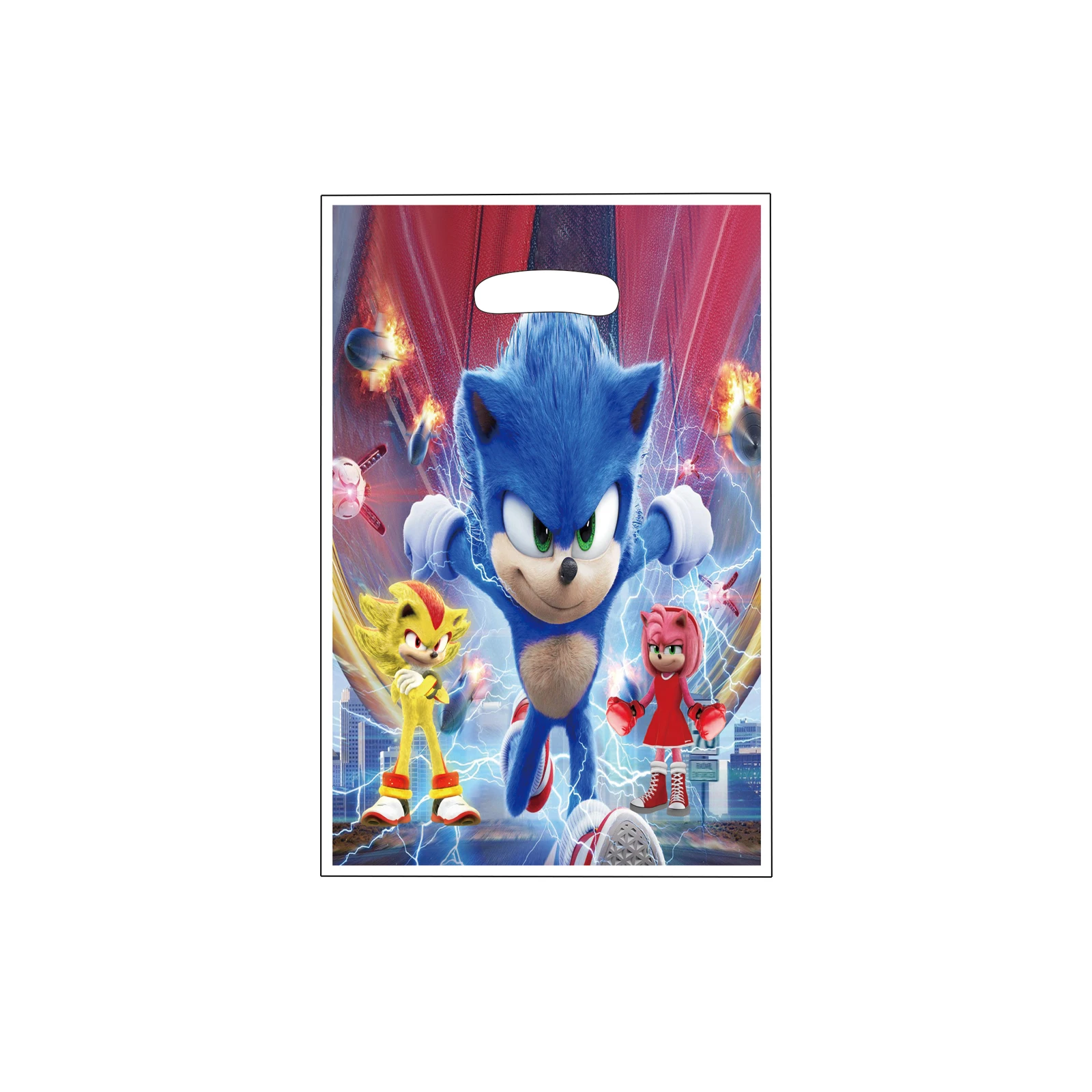 Sonic Birthday Party Gift Bags Candy Bags Goody Party Supplies Decorations