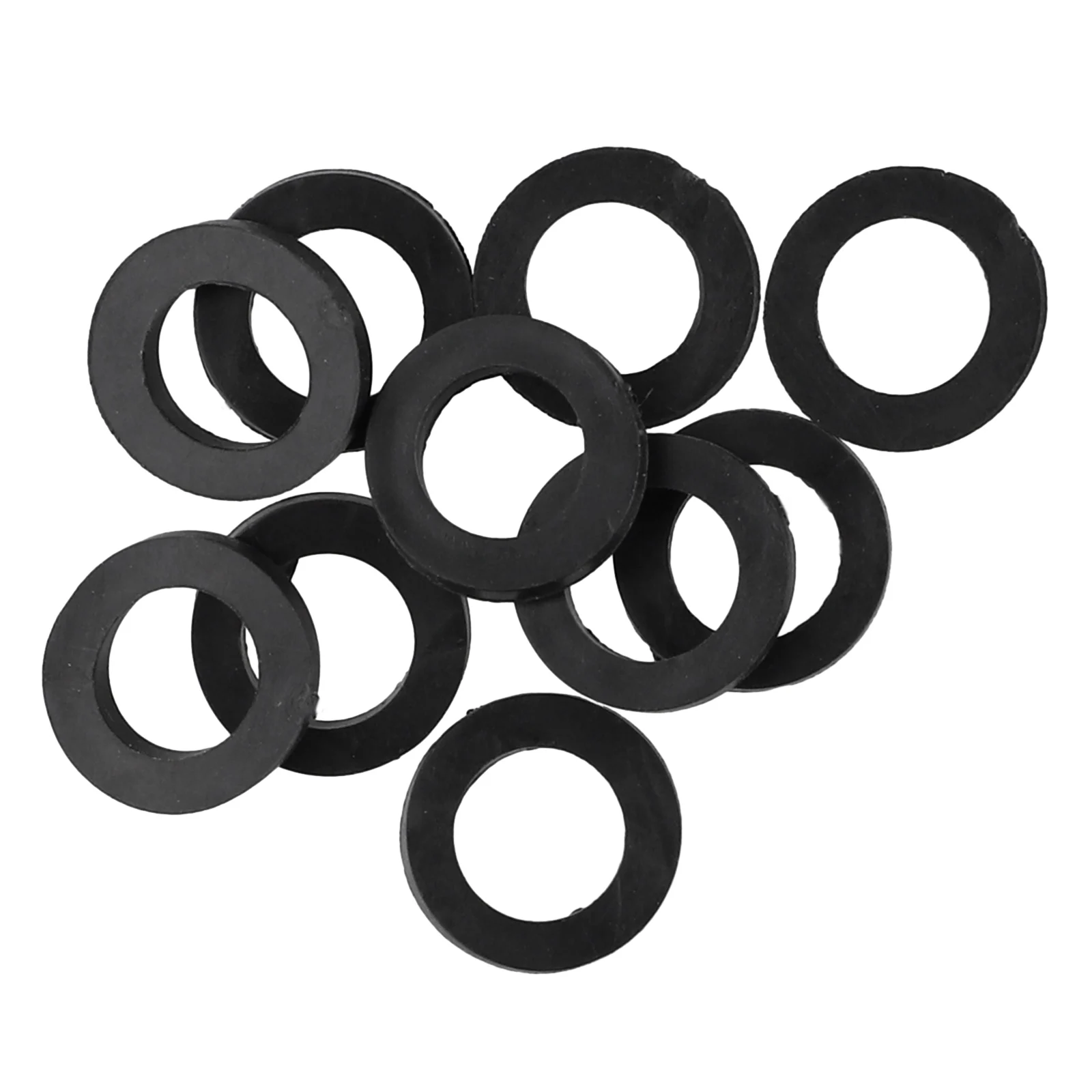 10Pcs Shower Hose Seal Rubber Washers Tap Washers Half Inch Rubber Ring Flat Gasket Sealing Ring Flexible Pipe корпус межосевого дифференциала traxxas housing center differential aluminum x ring gaskets 2 ring gear gasket bushings 2 5x10x0 5mm ptfe coated washers 2 2 5x8 ccs 4