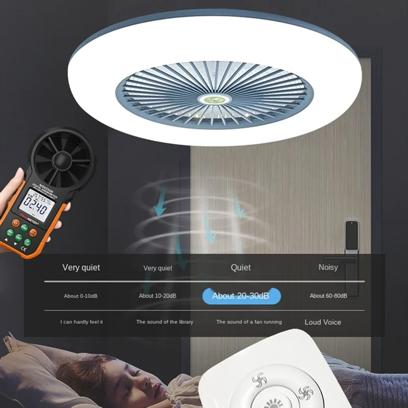 Smart Ceiling Fan Lamp LED Light Remote Control Chandelier Electric Roof Lighting Living Room 110v 220 V Bedroom Home Appliance