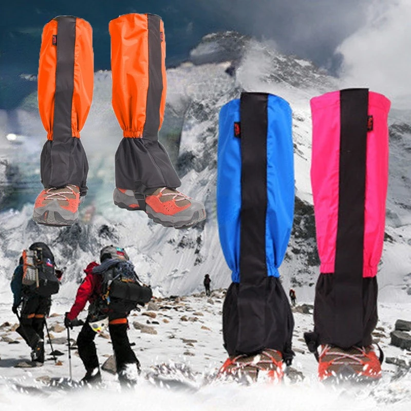 

Outdoor Mountaineering Desert Hiking Shoe Covers Waterproof Travel Leg Warmers Ski Foot Covers Lengthened Sandproof Snow Covers