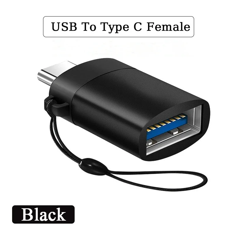 2 יחידות USB 3.0 לסוג C OTG מטען מתאם מחבר Type-C לזכר USB לסוג-C ממיר למחשב MacBook Car USB iPad