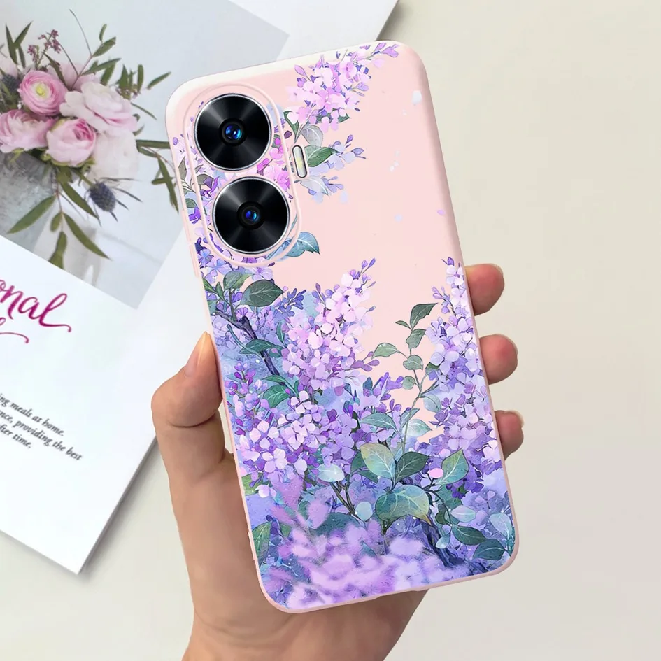 Cute Cartoon Flower Silicone Phone Case - Soft Slim Shockproof Bumper