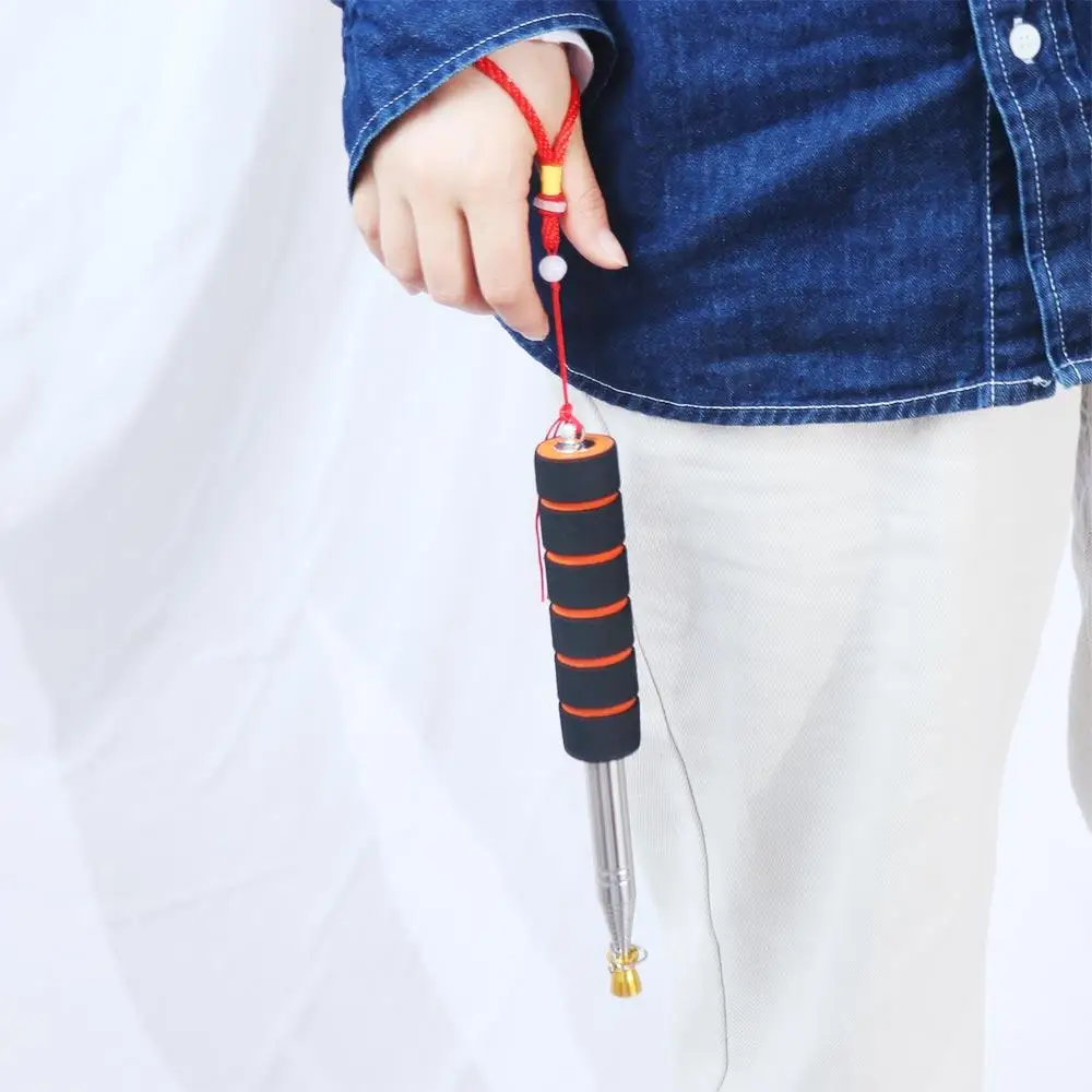 Waving Stainless Steel Pole Flag Sponge Handle Portable Flag Pole Banner Handheld Telescopic 160/200/300CM