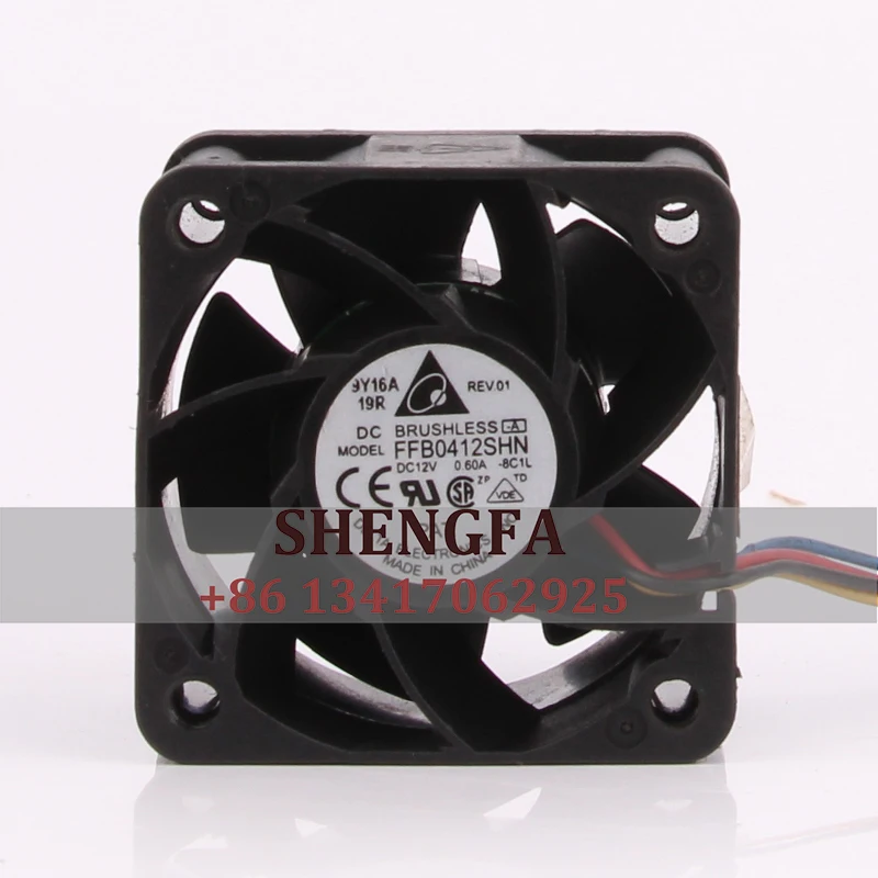 Delta FFB0412SHN Case Cooling Fan  24v 48v dc12v 0.6a EC AC 40x40x28mm 4028 4CM Double Ball Bearing Exhaust Heat Dissipation delta ffb0812ehe case cooling fan dc12v 1 35a 80x80x38mm 8cm 8038 3 wire double ball bearing large capacity