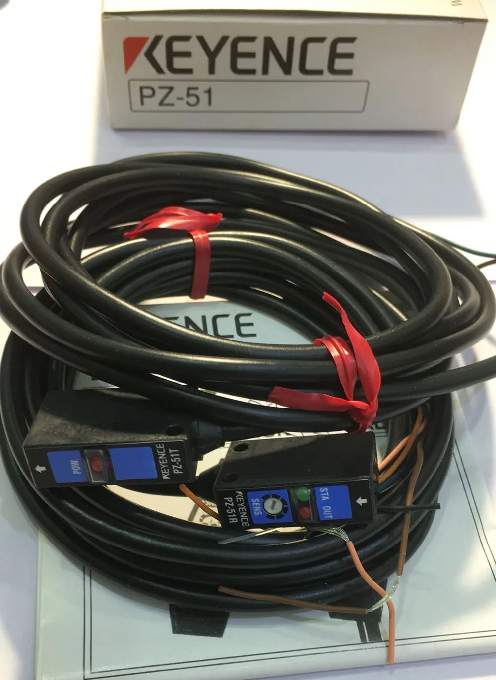 New Original KEYENCE PZ-51 (PZ-51T + PZ-51R) Photoelectric Switch