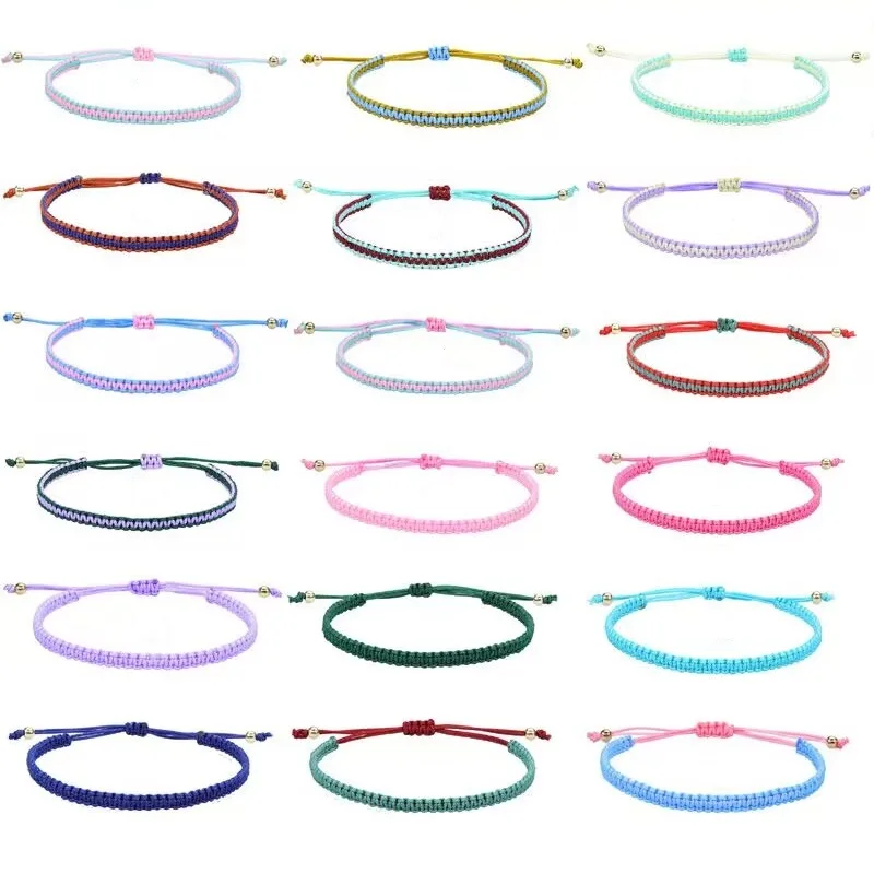 Pulsera Colorida De Diablo Y Mal De Ojo Para Mujer, Cuenta De Cristal Hecha A Mano, Cuerda Trenzada, Hilo De La Suerte, Regalo De Joyería Para Pareja - AliExprs 36